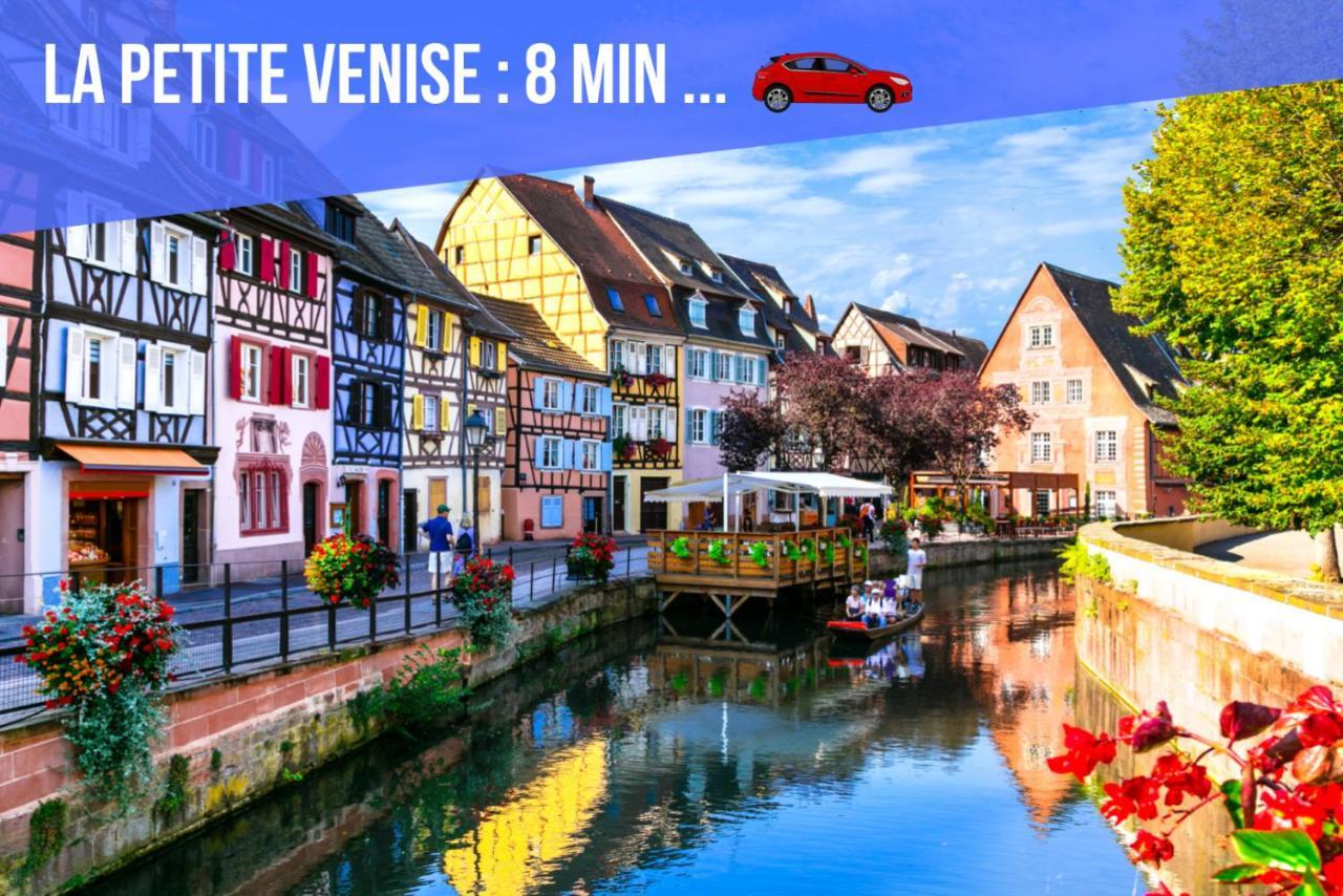 Le Blue St Leon : 2 Pieces Cozy Lit King Size Wifi Daire Colmar Dış mekan fotoğraf